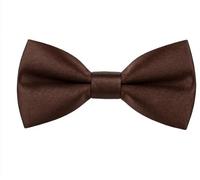 OUTLETISSIMO® PAPILLON RASO SLIM SOTTILE CRAVATTINO FARFALLINO FARFALLA UOMO DONNA Marrone