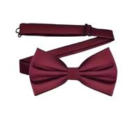 OUTLETISSIMO® PAPILLON RASO SLIM SOTTILE CRAVATTINO FARFALLINO FARFALLA UOMO DONNA ROSSO GRANATA