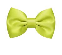 OUTLETISSIMO® PAPILLON RASO SLIM SOTTILE CRAVATTINO FARFALLINO FARFALLA UOMO DONNA Verde Lime
