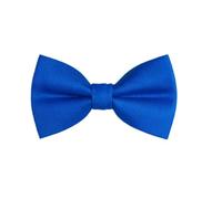 OUTLETISSIMO® Papillon Uomo Blu elettrico Elegante in Microfibra Jacquard - Già Annodato e Regolabile - Accessorio Classico per Cerimonia, Matrimonio, Festa o Lavoro