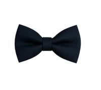 OUTLETISSIMO® Papillon Uomo Blu scuro Elegante in Microfibra Jacquard - Già Annodato e Regolabile - Accessorio Classico per Cerimonia, Matrimonio, Festa o Lavoro