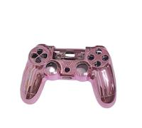 OUTLETISSIMO® Scocca Completa di Ricambio per Controller PS4 - Compatibile con Versione V2 (JDM-040/050/055) - Rosa Chrome