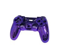OUTLETISSIMO® Scocca Completa di Ricambio per Controller PS4 - Compatibile con Versione V2 (JDM-040/050/055) - Viola Chrome