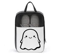 Outline of A Cute Ghost Borsa per scarpe da viaggio per uso quotidiano anti-polvere Portascarpe da golf