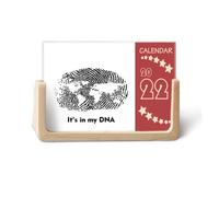 Outline World Gene Map 2022 - Calendario da tavolo, 12 mesi