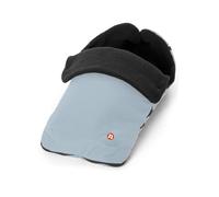 Out'n'About - Coprigambe in pile, con inserto imbottito per passeggino, con parte anteriore rimovibile e impermeabile, convertibile in fodera per sedile, colore: Grigio salgemma