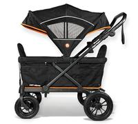 Out'n'About Nipper Wagon | Passeggino Push/Pull All-Terrain Wagon, posti a sedere per 2 bambini e attrezzatura | Shopping, carrello da festival, sedili rimovibili, imbracature a 5 punti, compatibile