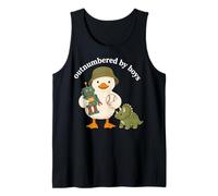 Outnumbered By Boys Funny Mom Mama Boy Mom Life Canotta