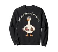 Outnumbered By Boys Funny Mom Mama Boy Mom Life Felpa
