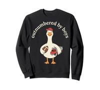 Outnumbered By Boys Funny Mom Mama Boy Mom Life Felpa