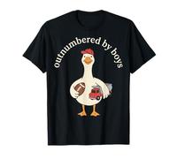Outnumbered By Boys Funny Mom Mama Boy Mom Life Maglietta