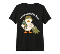 Outnumbered By Boys Funny Mom Mama Boy Mom Life Maglietta Premium