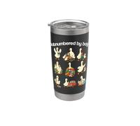 Outnumbered By Boys Goose Divertente Ragazzo Mamma Madre Figlio Mamma Bicchiere termico in acciaio inox doppia parete