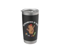 Outnumbered By Boys Mom Capybara Funny Mothers Day Figlio Bicchiere termico in acciaio inox doppia parete