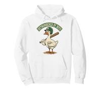 Outnumbered By Boys Mom Goose Baseball Mama Felpa con Cappuccio