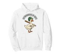 Outnumbered By Boys Mom Goose Baseball Mama Felpa con Cappuccio