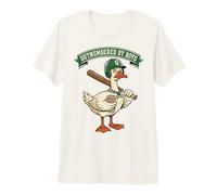Outnumbered By Boys Mom Goose Baseball Mama Maglietta Premium