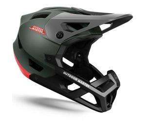 OUTODOOR MASTER Casco Integrale MTB - Modello Rhino con 17 Prese d’Aria, Visiera Regolabile - Ottimo per Mountain Bike Downhill Enduro