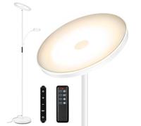 OUTON Lampada da Terra LED, 42W/3600LM 126 LED Lampada da Pavimento Moderna con lampada da lettura, con Telecomando, 4 Temperature di Colore &Interruttore Touch, per Soggiorno, Camera, Studio
