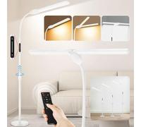 OUTON Lampada da Terra LED Dimmerabile, Controllo Della Temperatura, Bianco