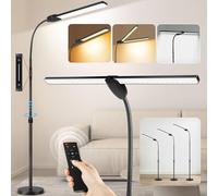 OUTON Lampada da Terra LED Dimmerabile, Controllo Della Temperatura, Nero