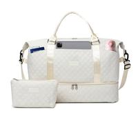 Outplea Borsa da viaggio da donna per il cabin, con scomparto per scarpe e scomparto per oggetti bagnati, borsa da viaggio weekender cabin size con tasca lavabile, borsa per clinica per la nascita