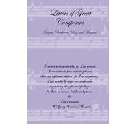 Outplot Books Letters of Great Composers (Tascabile)