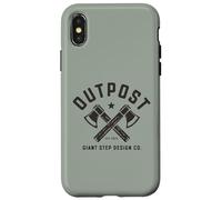 Outpost Outdoors Hatchet Logo Custodia per iPhone X/XS