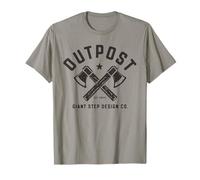 Outpost Outdoors Hatchet Logo Maglietta