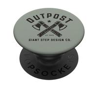 Outpost Outdoors Hatchet Logo PopSockets PopGrip Adesivo