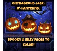 Outrageous Jack-O'-Lanterns: Spooky & Silly Faces to Color!: A Halloween Coloring Adventure for Kids 8-12 - Fun, Creative & Not-Too-Scary Jack-O'-Lantern Designs to Spark Imagination & Holiday Joy