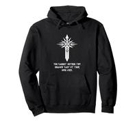 Outrun the shadow Viking Celtic Norrena Mitologia Saggezza Felpa con Cappuccio