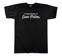 Outsdr Uomo Unisex If Found Return To Evan Peters T-Shirt - Black - X-Large