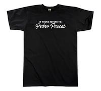 Outsdr Uomo Unisex If Found Return To Pedro Pascal T-Shirt - Black - L