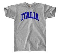 Outsdr Uomo Unisex Italia T-Shirt - Grey - X-Large
