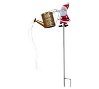 Outside Christmas Lights - Santa Claus Led Watering Can, Solar Kettle Light | Led Lights Retro Solar Christmas Decorations For Holiday Winter Party Garden Yard Patio Porch Landscape Lawn Walkway