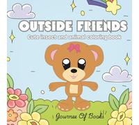 Outside Friends: Cute Insect and Animal Coloring Book