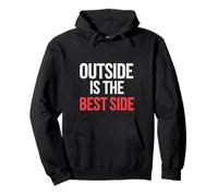 Outside Is The Best Side Avventura nella natura -------- Felpa con Cappuccio