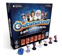 Outsmarted - Il quiz show dal vivo come gioco da tavolo (versione tedesca) | L'ultima serata di gioco per tutta la famiglia | Dai 8 anni | Perfetto per 2-24 giocatori | 7.000 domande multimediali |