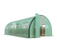 Outsunny 6x3m polietilene percorribile, Struttura migliorata, Verde