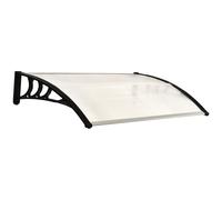 Outsunny 75x120cm Pensilina Tettoia per Balcone Porta e Finestra