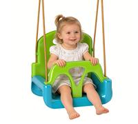 Outsunny Altalena Bambini 9-36 Mesi 3 in 1 con Corda Regolabile e Cintura