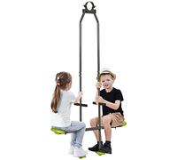 Outsunny Altalena per bambini in acciaio e plastica a cavalletto - da 3 a 6 anni verde