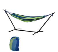 Outsunny Amaca con Supporto, Altezza Regolabile e Borsa di Trasporto Rosso