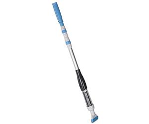 Outsunny Aspirapolvere per Piscina Portatile e Cordless in ABS e Alluminio con Asta Telescopica Regolabile a 3 Livelli, Ø6x106-162 cm, Blu e Bianco