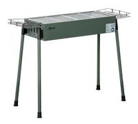 Outsunny Barbecue a Carbonella, BBQ Portatile, 94x39x70cm, Verde Scuro