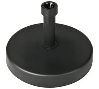 Outsunny Base per Ombrellone da Giardino in Plastica PP Max 18kg di Peso, Ø45x33 cm, Nero