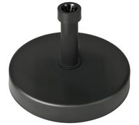 Outsunny Base per Ombrellone da Giardino in Plastica PP Nero, Fino a 18kg, Ø45x33 cm, Robusta e Elegante Aosom