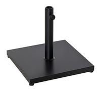 Outsunny Base per Ombrellone Quadrata Basamento per Pali Ø3/3.5/3.8 cm