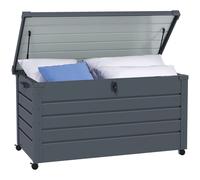 Outsunny Baule da Esterno da 311L in Acciaio Zincato Grigio Scuro